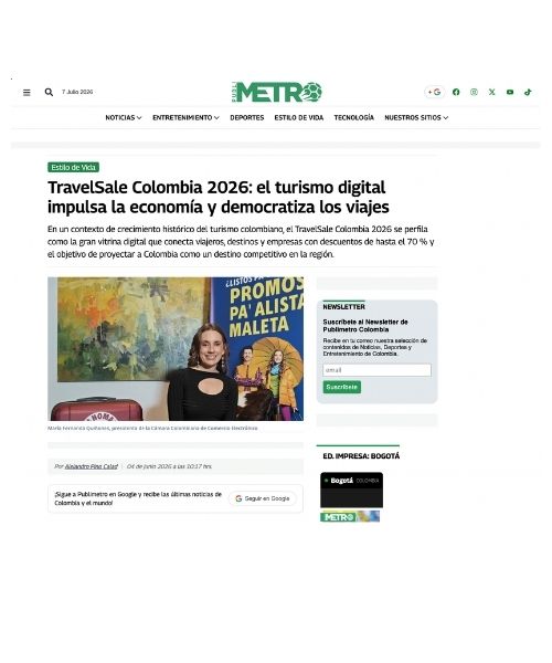 Cobertura de Travel Sale en Publimetro